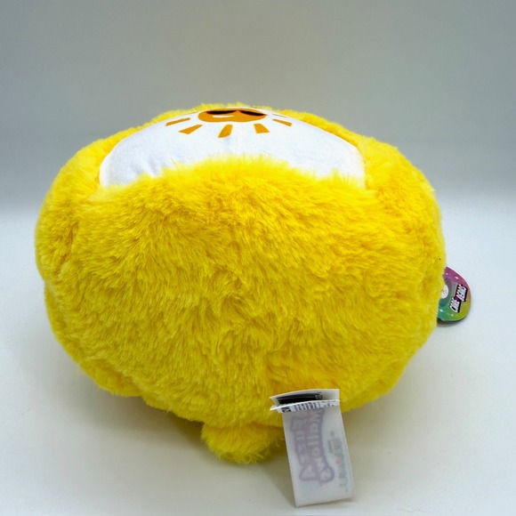 Squishmallows FuzzaMallows Care Bears Funshine Bear 8 Inch Yellow Plush Limited - Picture 3 of 8